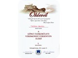 Thomka Balázs - Szavalóverseny - Oklevél